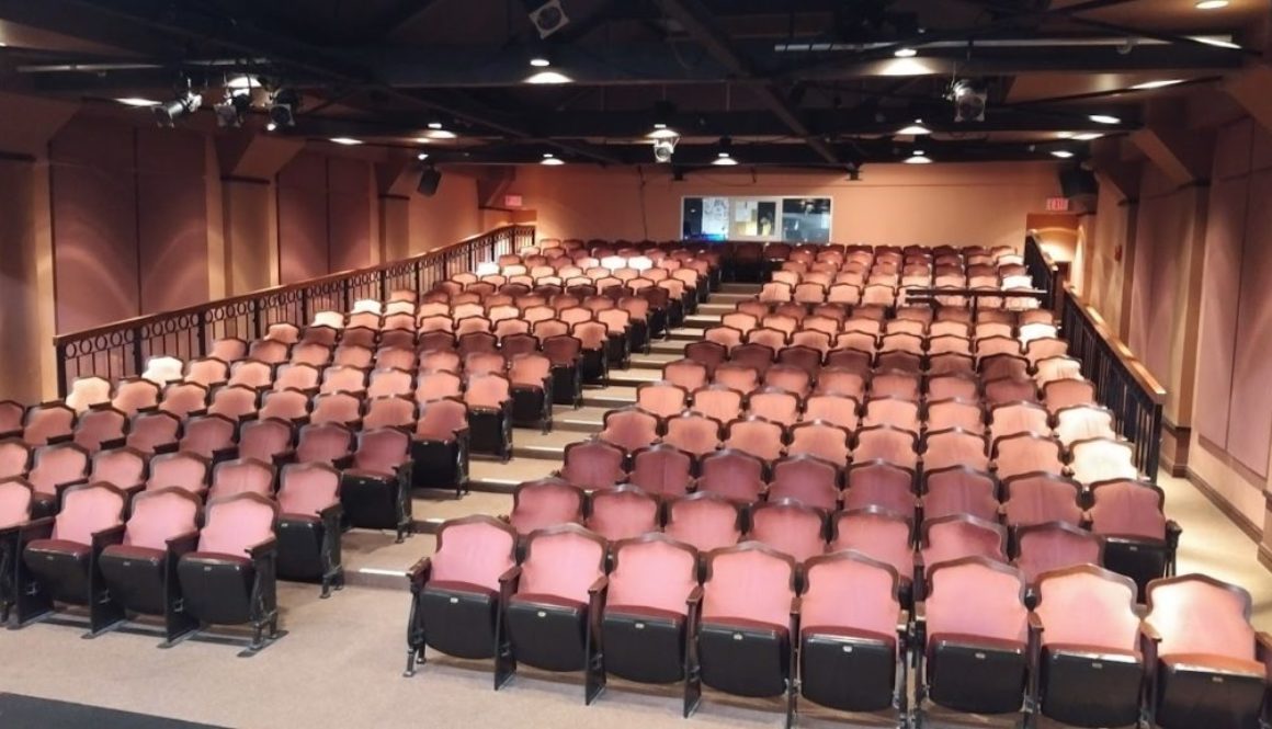 Interior of Theatre Woodstock by Ethan Smith.