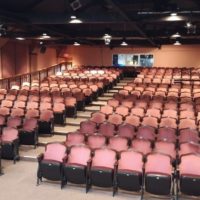 Interior of Theatre Woodstock by Ethan Smith.